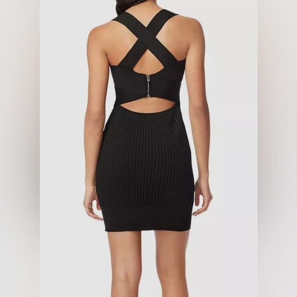 Herve Leger Crossover with Rib Dress NWOT - Picture 3 of 4